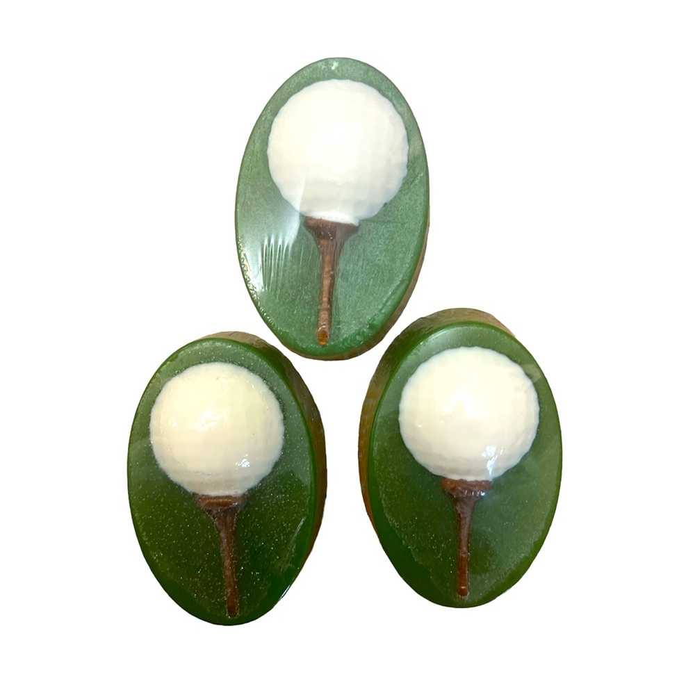 Handmade Green Golf Team Soap With Fragrance.